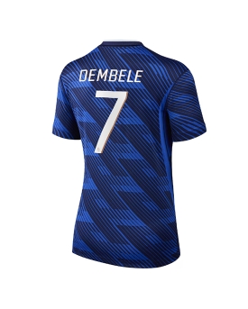 Billige Fotballdrakt Frankrike Ousmane Dembele #7 Replika Hjemmedrakt Dame VM 2026 Kortermet Billige Fotballdrakt Frankrike Ousmane Dembele #7 Replika Hjemmedrakt Dame VM 2026 Kortermet